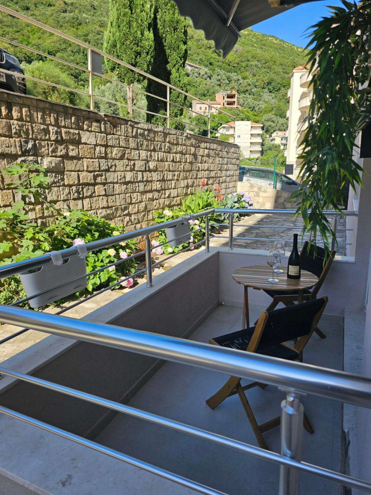 Anja & Ogo Apartments Sea View & Pool Petrovac Kültér fotó